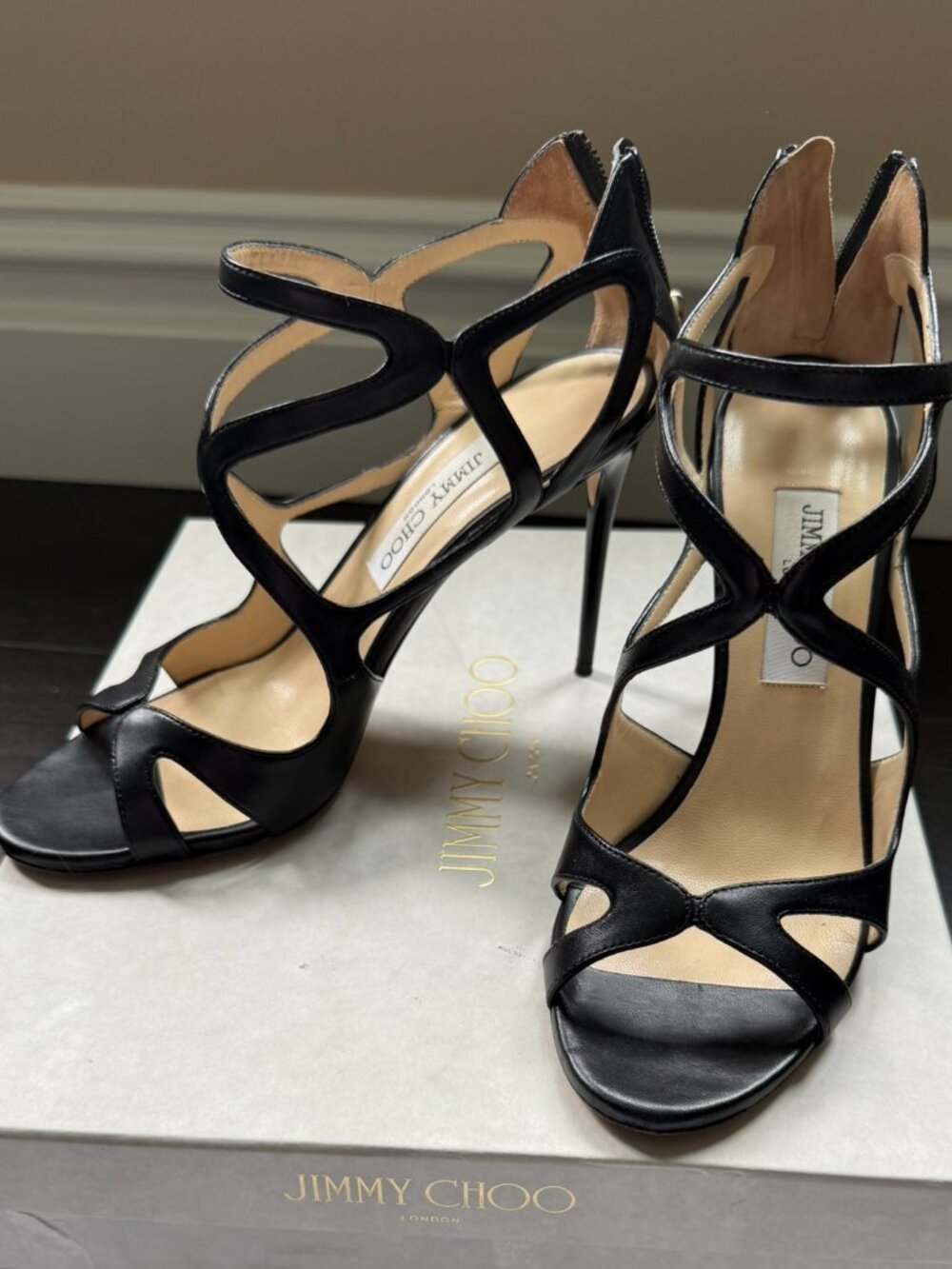 Jimmy Choo Leslie 100 black size 39.5